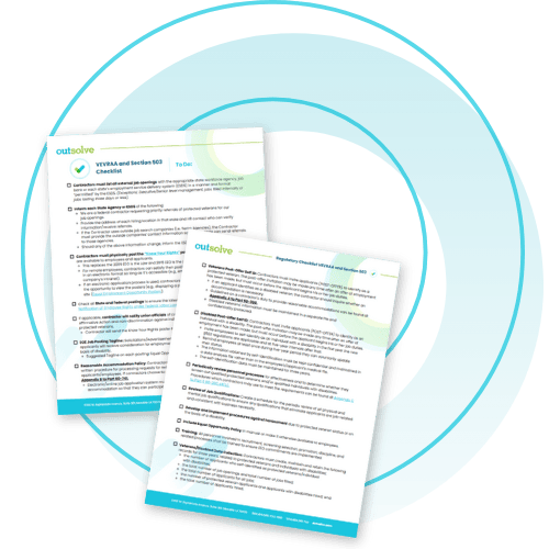 VEVRAA SECTION 503 checklist hero