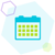 icon abstract calendar 01
