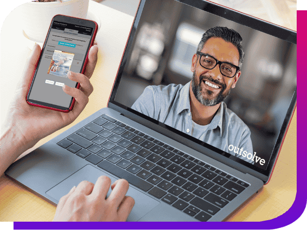 business colleagues having a video call