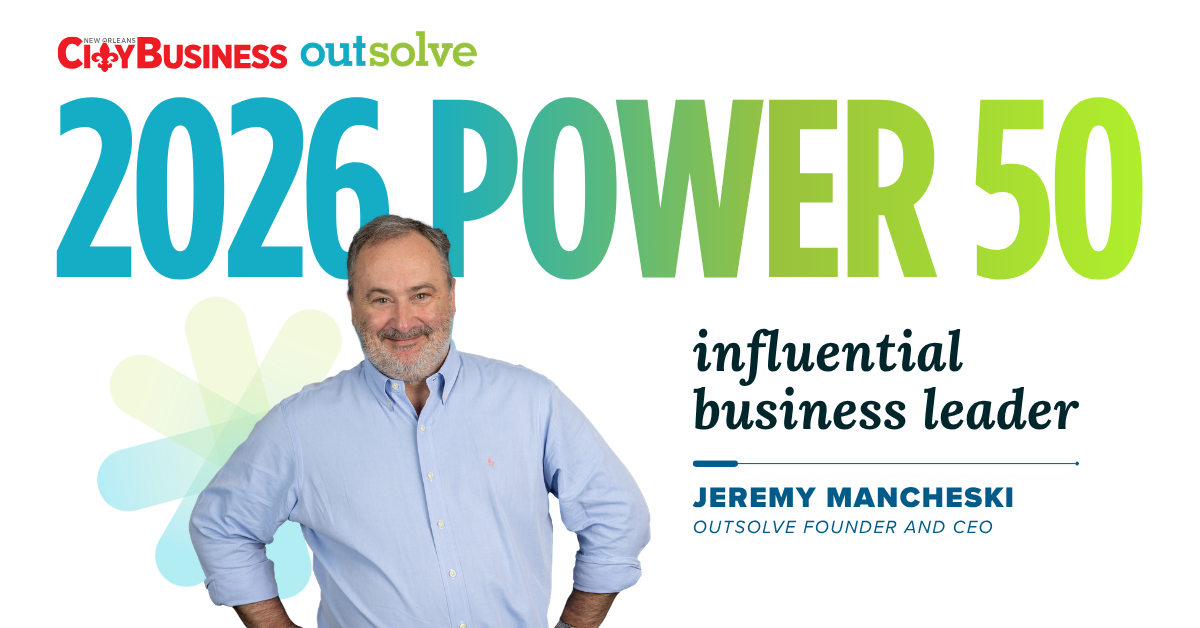 OutSolve CEO Jeremy Mancheski Named to 2026 New Orleans CityBusiness Power 50 List