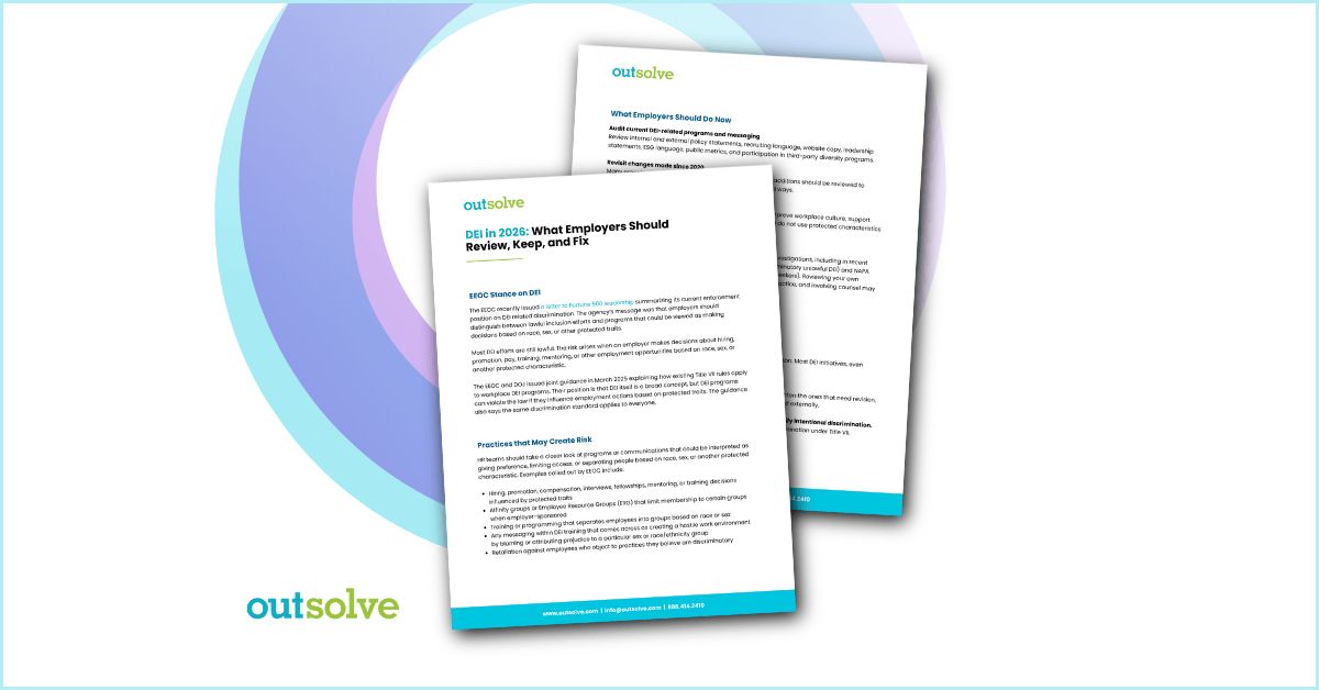 DEI in 2026: What Employers Should Review, Keep, and&nbsp;Fix