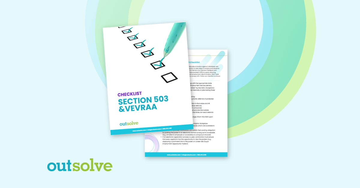 VEVRAA and Section 503 Checklist&nbsp;for HR Professionals